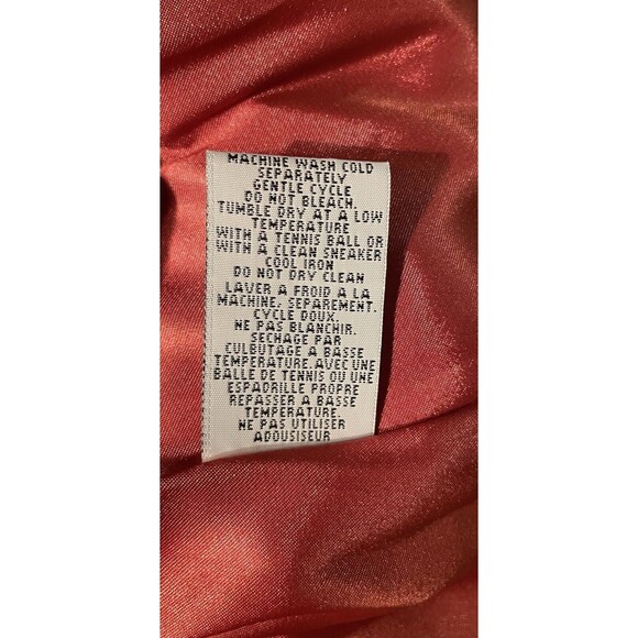 Talbots Coat Women’s Size Small Peach Snaps Pockets - Picture 6 of 6